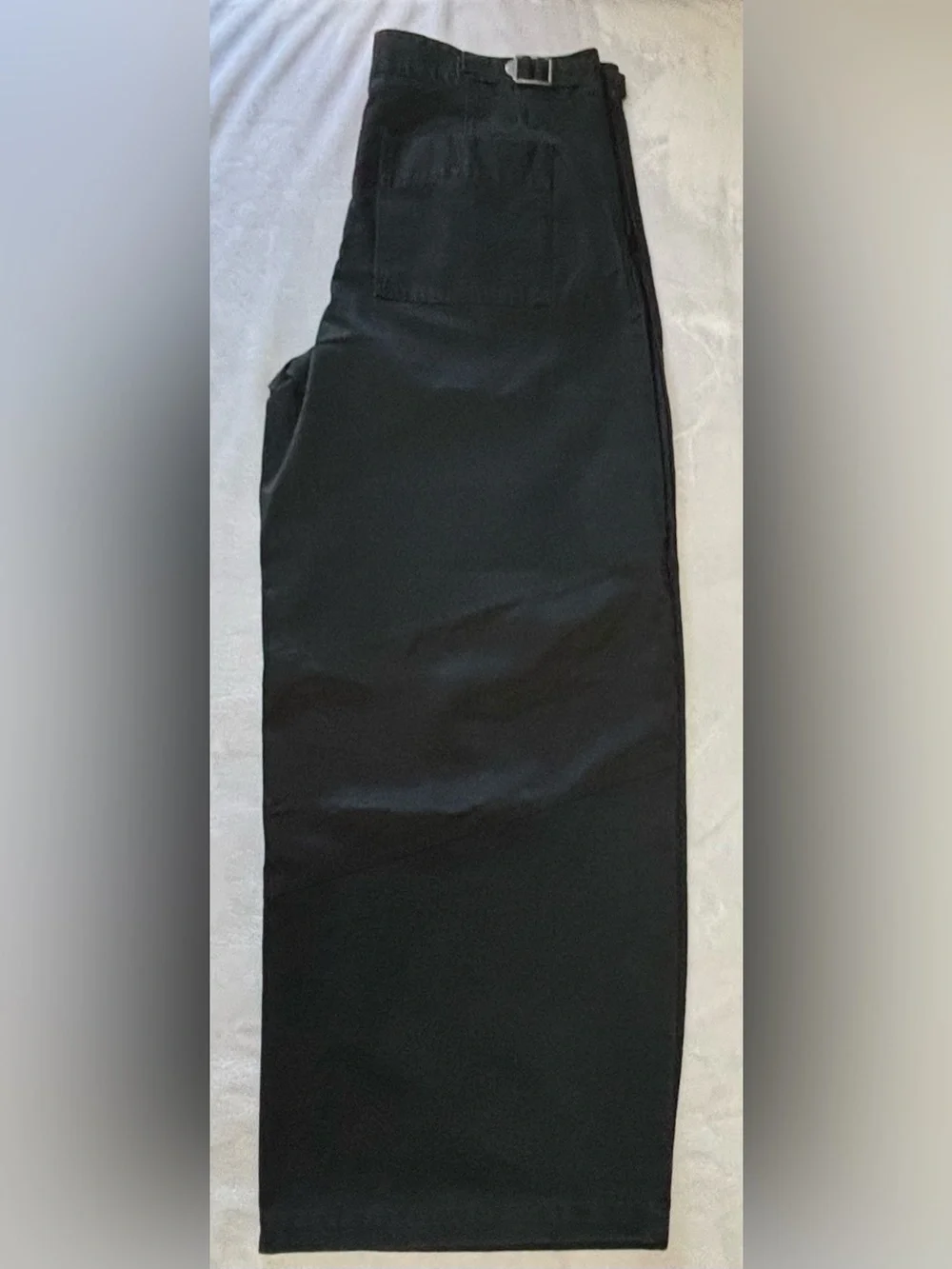 Jordan Flight Utility Two Tone Wide Leg Baggy Pants Black Size Large